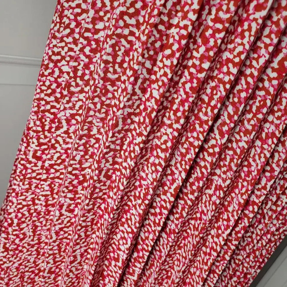 Vince Camuto Red White Pink Spring Dot Pattern Fan Skirt Women's Size XL NWOT - Picture 12 of 14